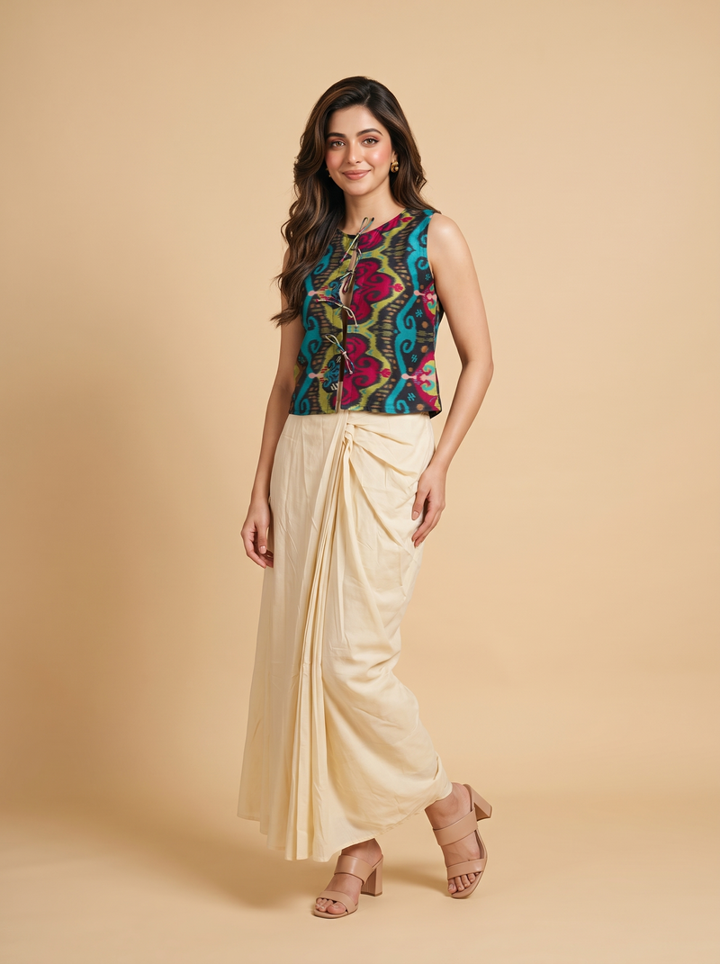 Resham Sutra Ikat Co-ord Set