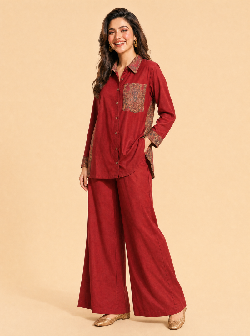 Mehreen Pai Rayon Paisley Set