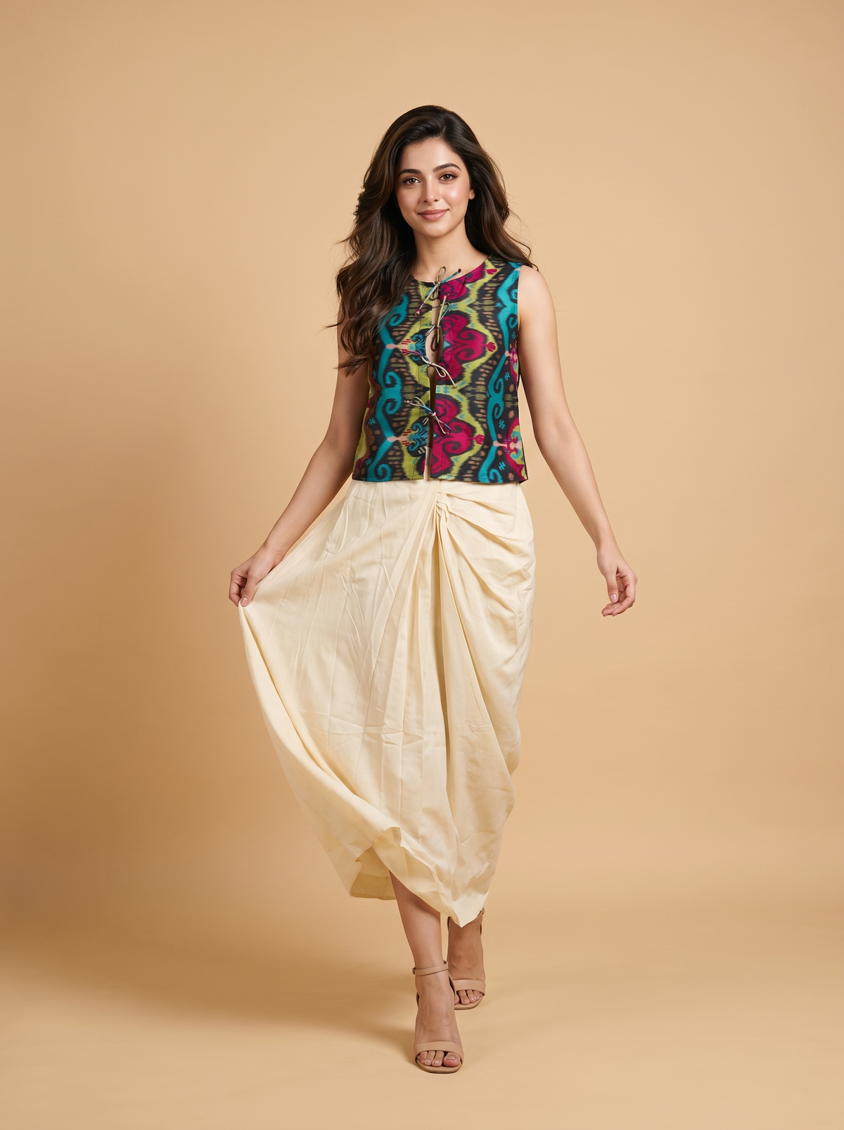 Resham Sutra Ikat Co-ord Set