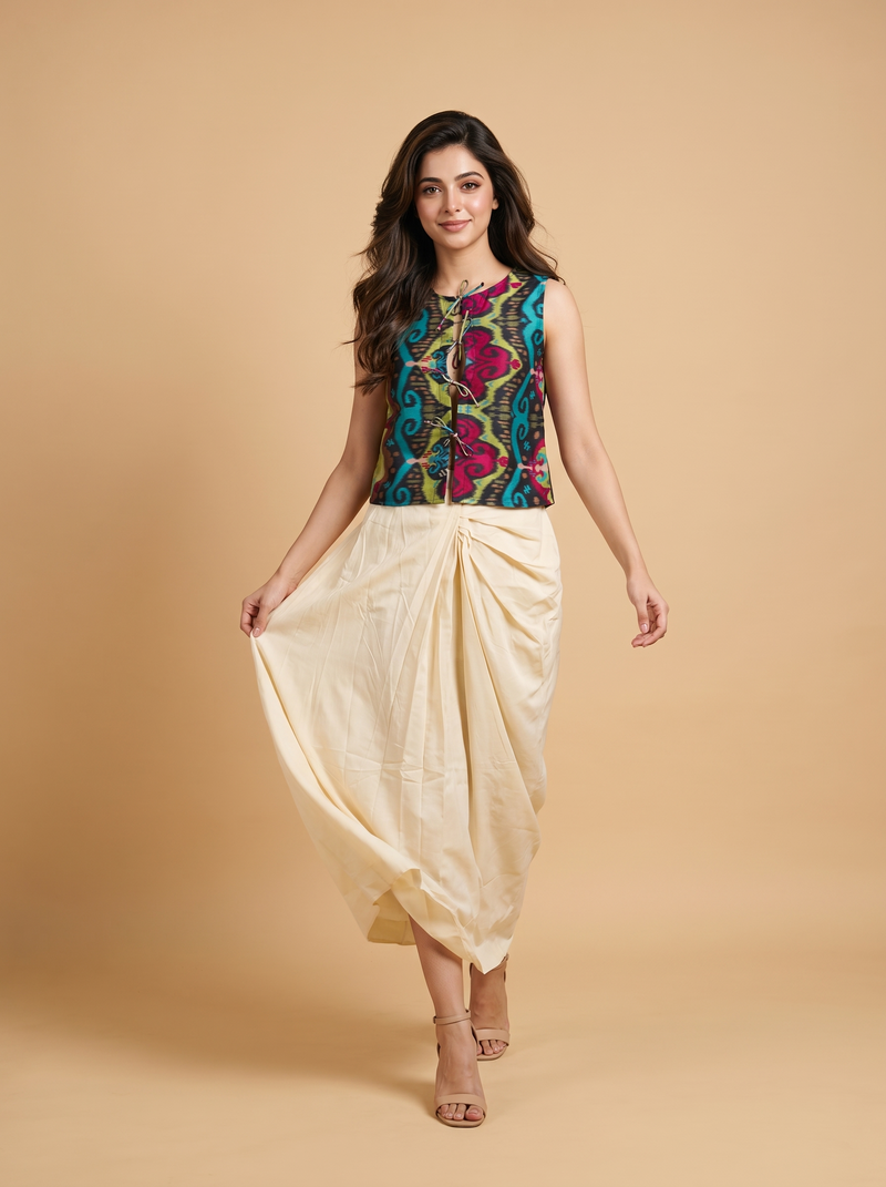 Resham Sutra Ikat Co-ord Set