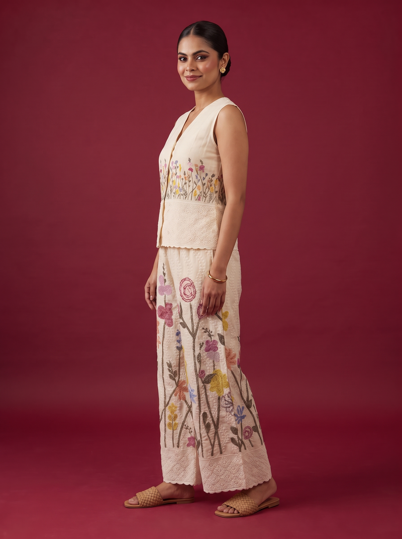 Noor Sleeveless Cotton Set