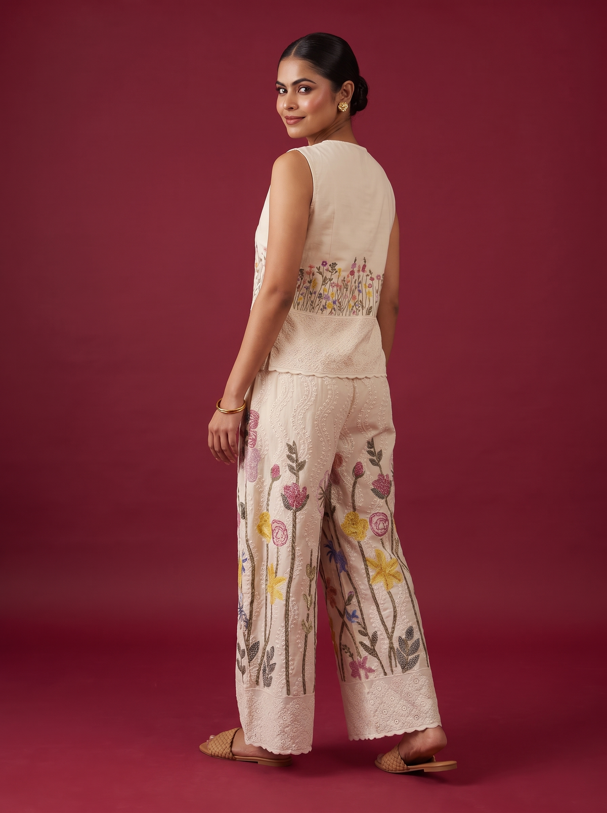 Noor Sleeveless Cotton Set
