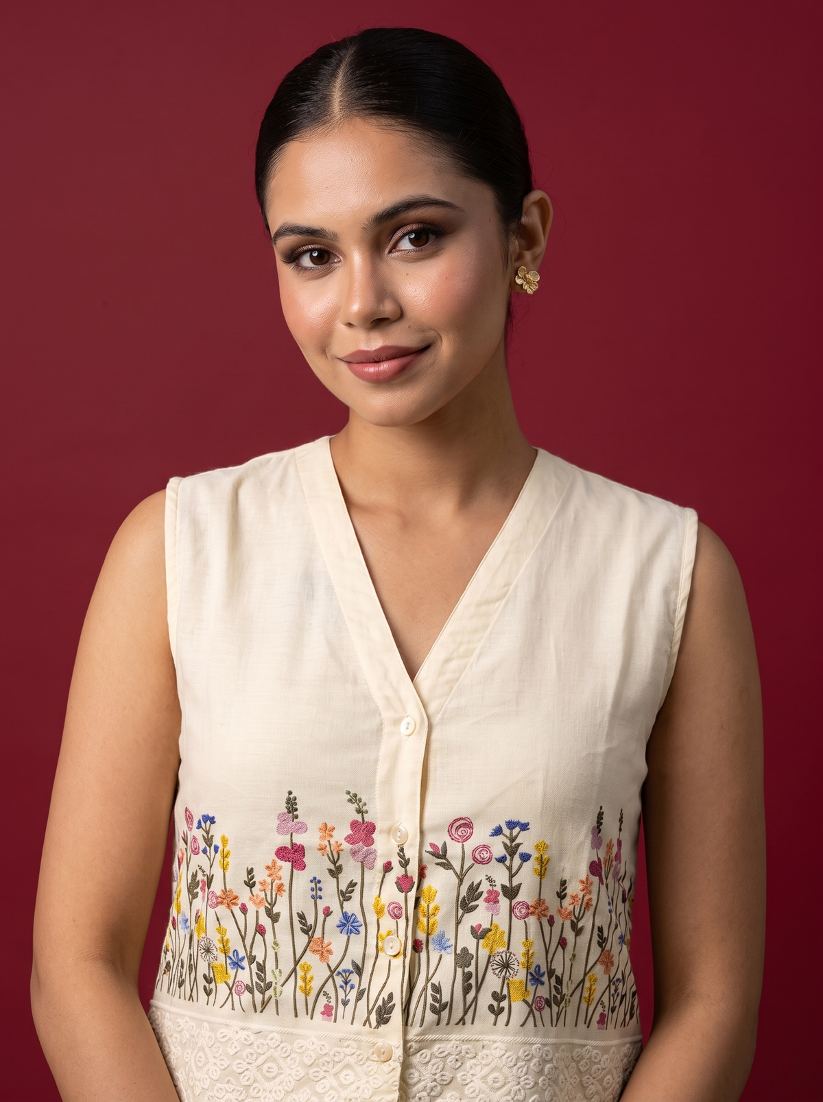 Noor Sleeveless Cotton Set