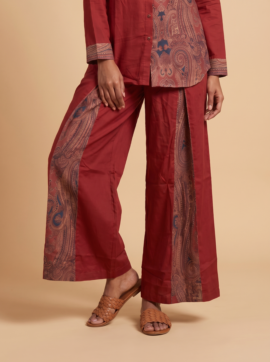 Rubya Mandarin Collar Co-ord Set