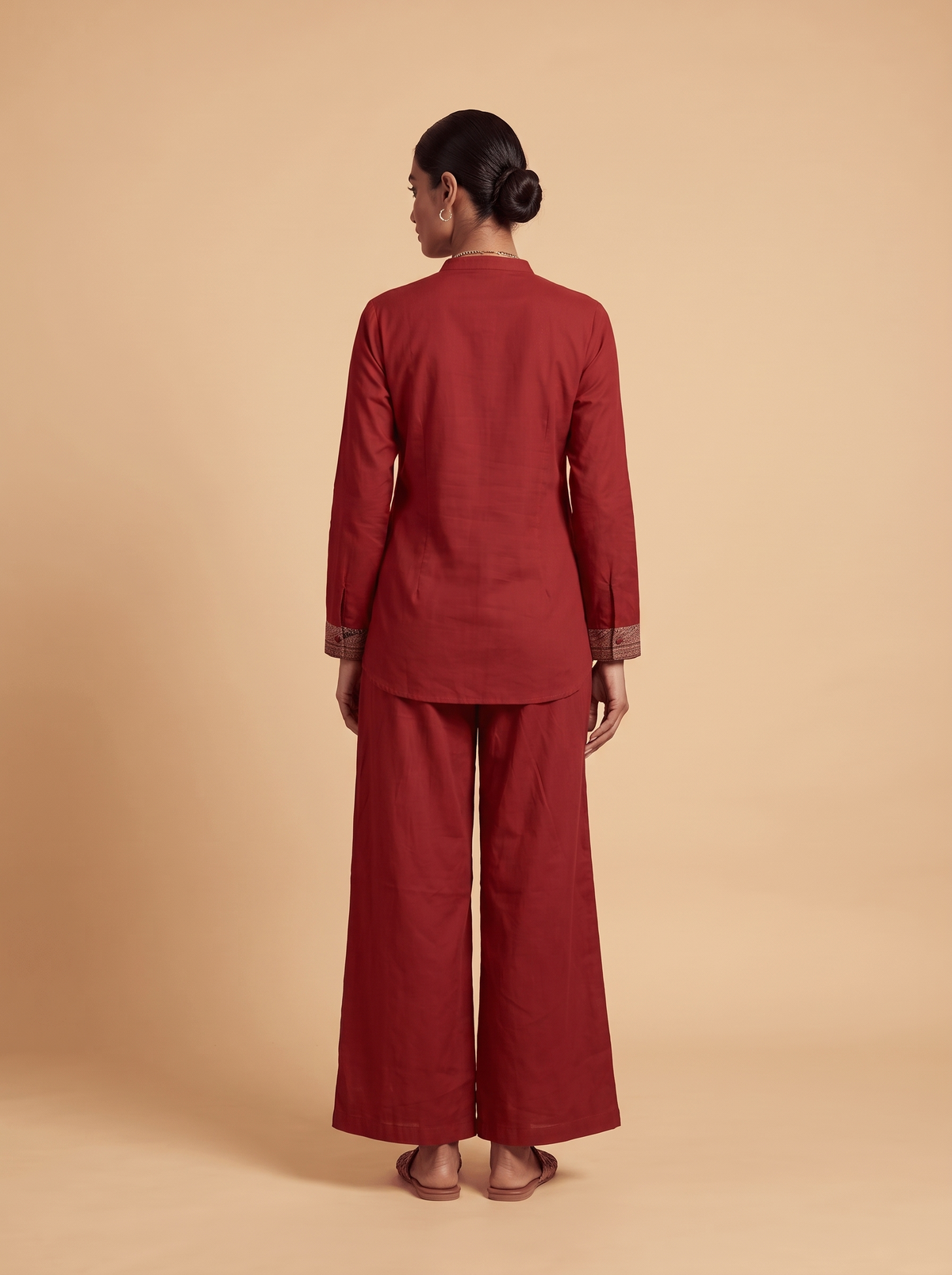 Rubya Mandarin Collar Co-ord Set